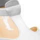 Gresk Sandal - Hvit 20 mm hæl